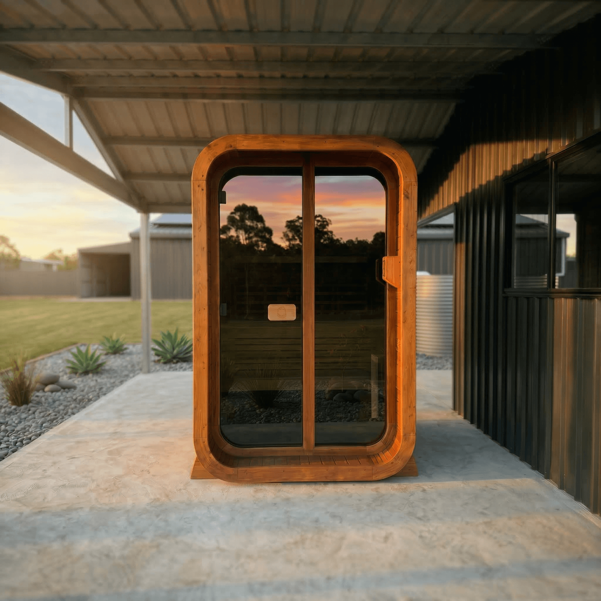 The Genesis Mini Non-Toxic Traditional Home Sauna