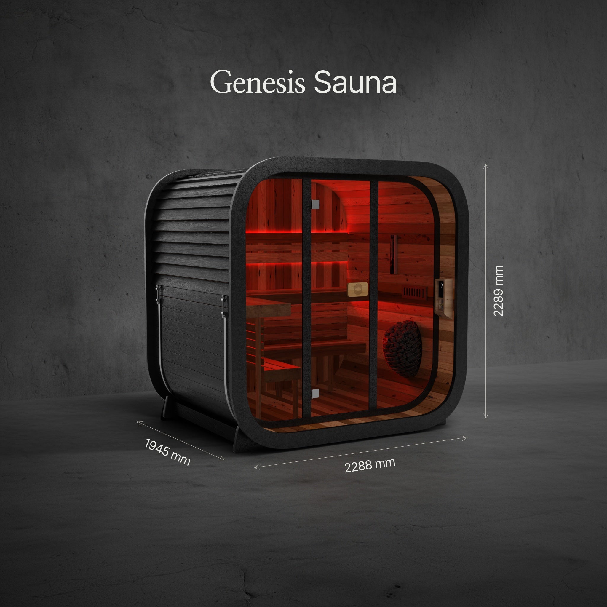The Genesis Non-Toxic Traditional Home Sauna
