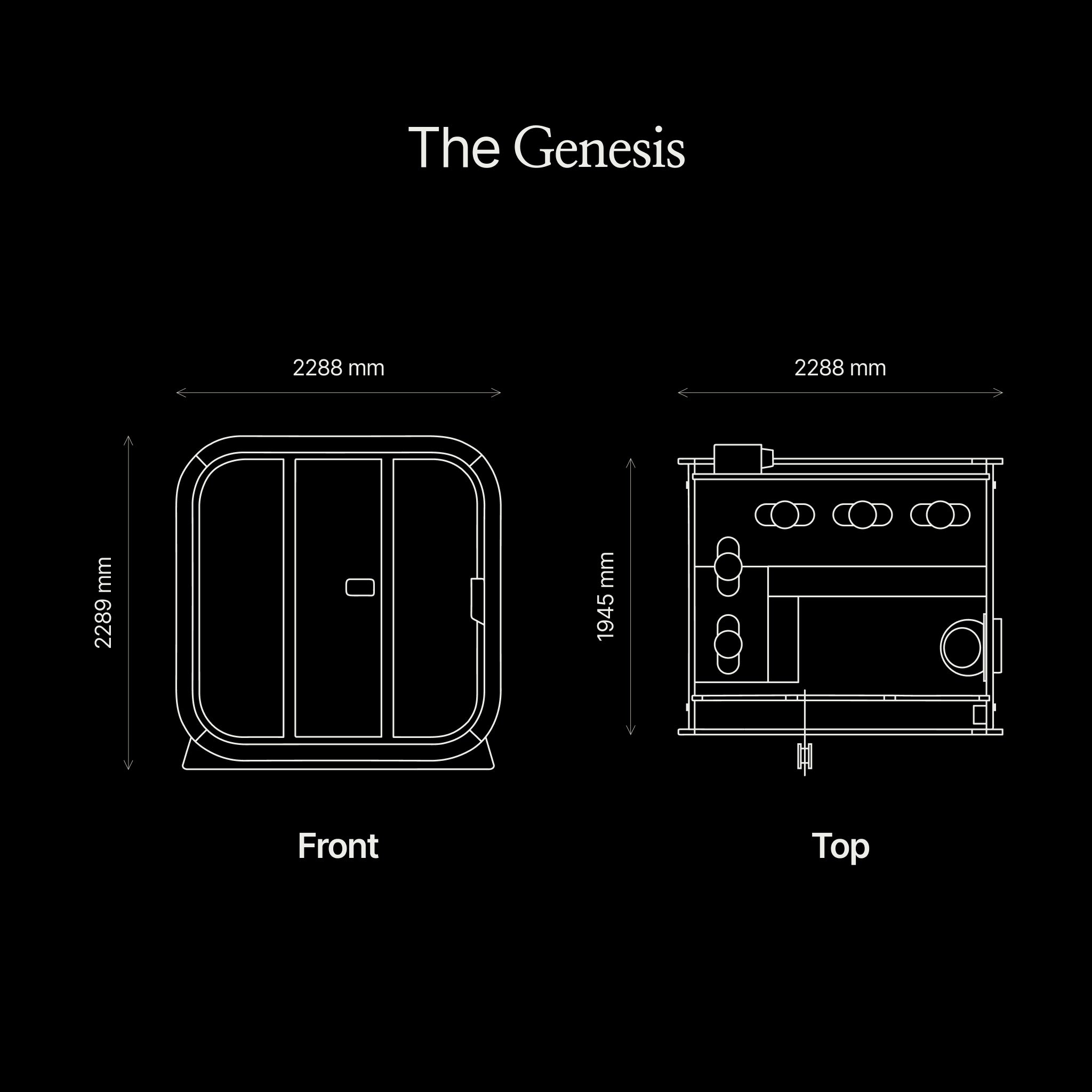 The Genesis Non-Toxic Traditional Home Sauna