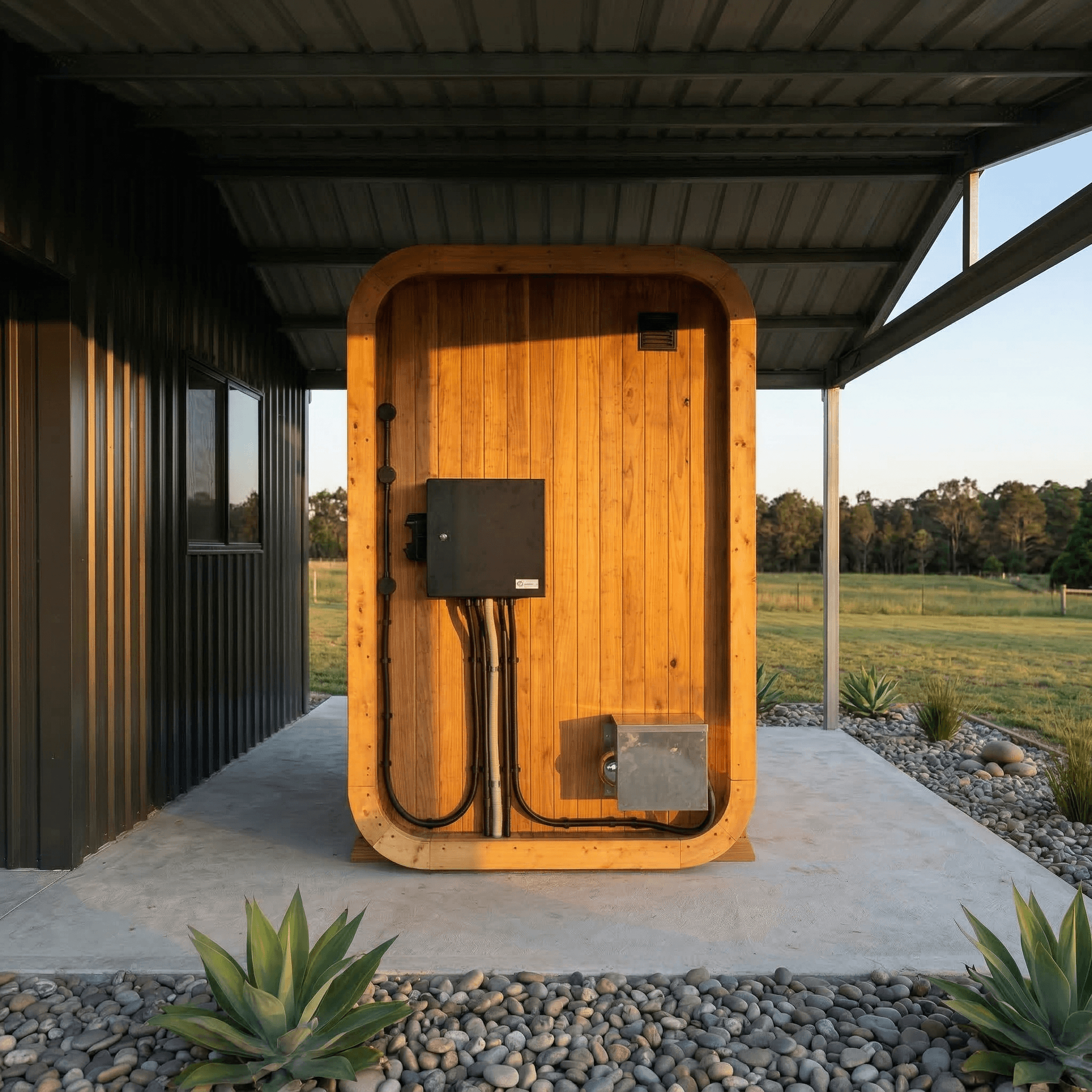 The Genesis Mini Non-Toxic Traditional Home Sauna