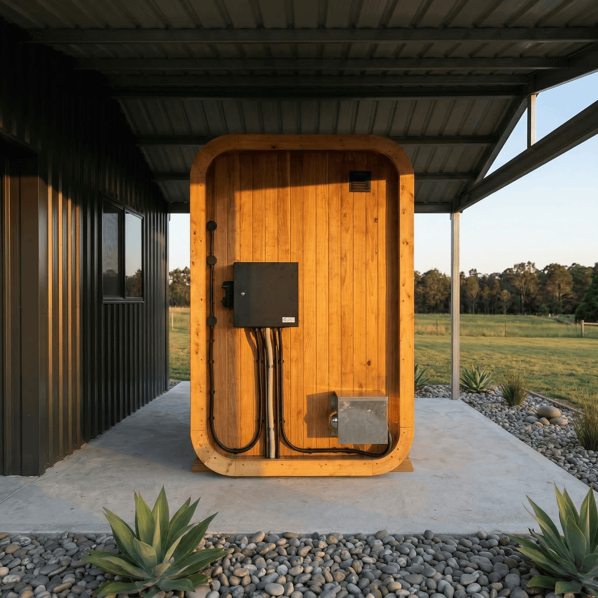 The only sauna in Australia with custom active ventilation system