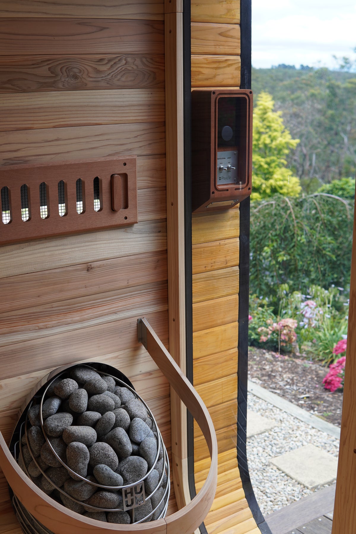 Full panel tinted glass allows you to take in the world as you sweat