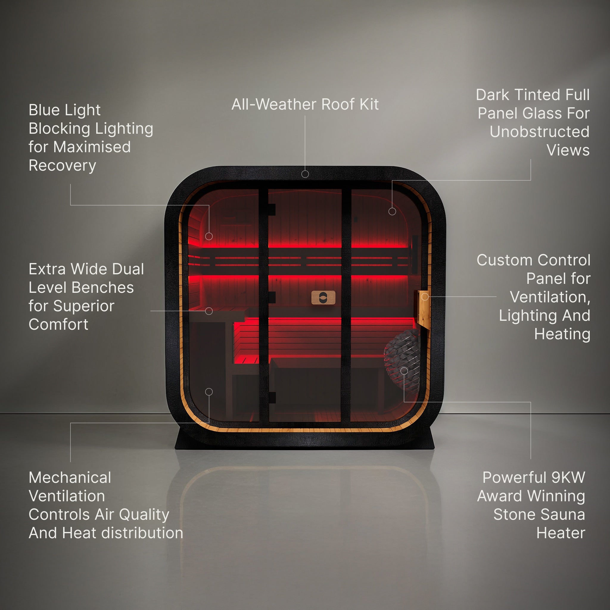 The Genesis Non-Toxic Traditional Home Sauna