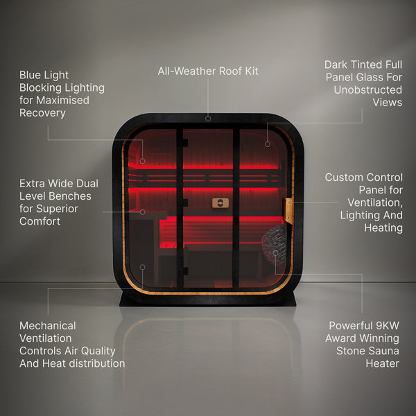 The Genesis Non-Toxic Traditional Home Sauna