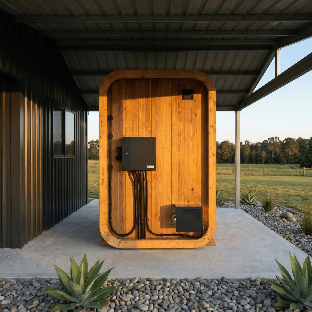 The Genesis Mini Non-Toxic Traditional Home Sauna